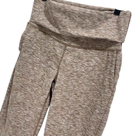 Freely Women's Marled Knit High Rise Fold-over Haven Luxe Flare Yoga Pants XS - Picture 2 of 12